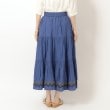 シューラルー(SHOO・LA・RUE)の【洗える/インド綿100％】ふわっと揺れる ティアード刺繍スカート19