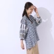 シューラルー(SHOO・LA・RUE)の【洗える/インド綿100％】さらり軽やか お袖ボリュームブラウス14