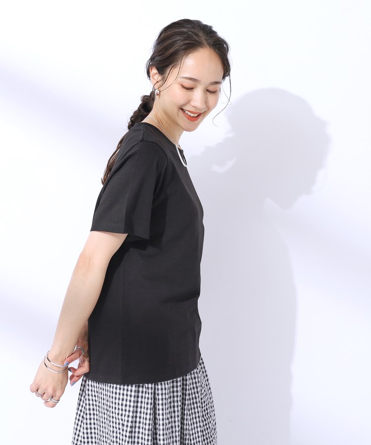 シューラルー(SHOO・LA・RUE)の【洗える】やっぱりこれが使える！ プレーンTシャツ7