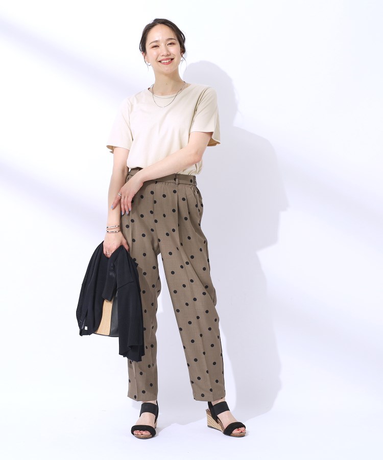 シューラルー(SHOO・LA・RUE)の【洗える】やっぱりこれが使える！ プレーンTシャツ13