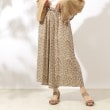 シューラルー(SHOO・LA・RUE)のコーデのアクセントに とろみ総柄ガウチョパンツ6