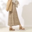 シューラルー(SHOO・LA・RUE)のコーデのアクセントに とろみ総柄ガウチョパンツ7