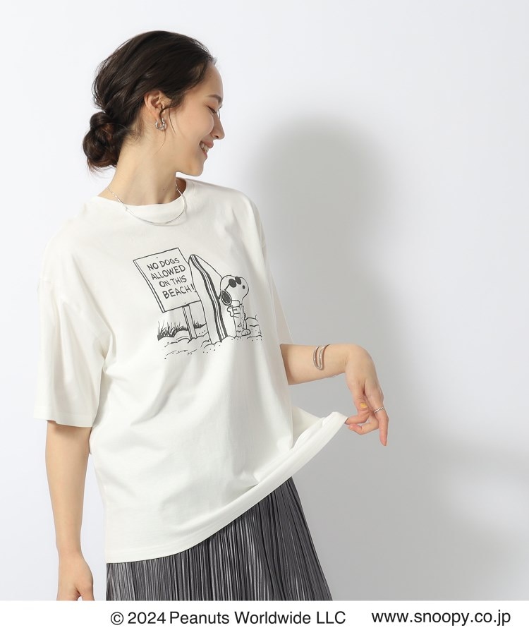シューラルー(SHOO・LA・RUE)の【PEANUTS】別注 接触冷感グラフィックTシャツ22
