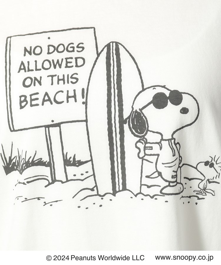 シューラルー(SHOO・LA・RUE)の【PEANUTS】別注 接触冷感グラフィックTシャツ24