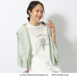 シューラルー(SHOO・LA・RUE)の【PEANUTS】別注 接触冷感グラフィックTシャツ