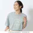 シューラルー(SHOO・LA・RUE)の【PEANUTS】別注 接触冷感グラフィックTシャツ ブルー(191)