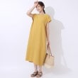 シューラルー(SHOO・LA・RUE)の【洗える】コクーンシルエットワンピース マスタード(033)