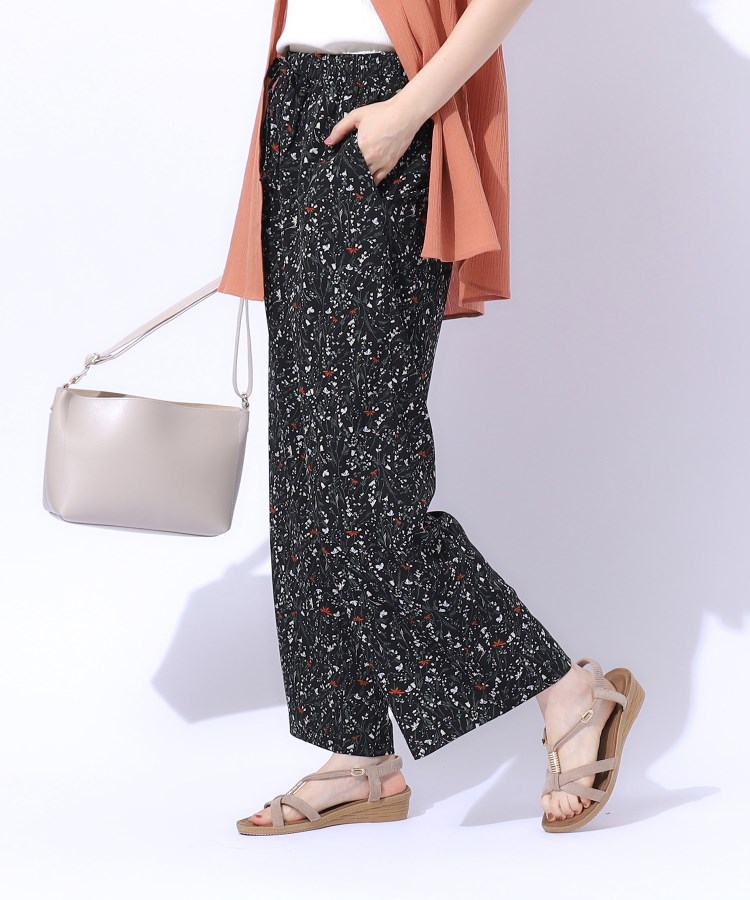 シューラルー(SHOO・LA・RUE)の【洗える】ジョーゼット柄プリントパンツ10