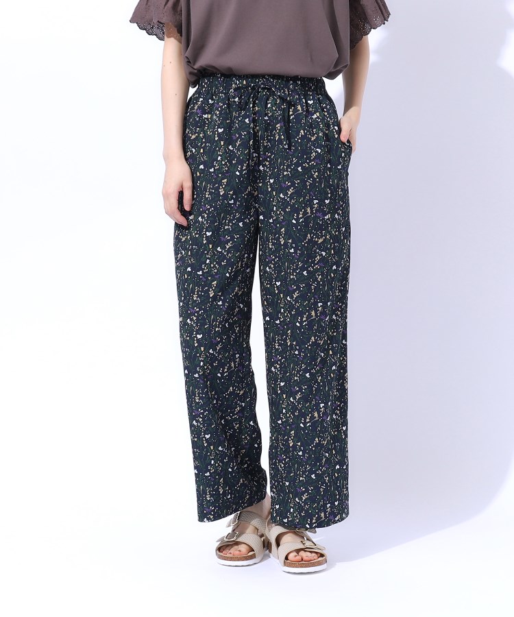 シューラルー(SHOO・LA・RUE)の【洗える】ジョーゼット柄プリントパンツ17