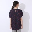シューラルー(SHOO・LA・RUE)の【洗える】周りと差がつく プリントハイネックブラウス15
