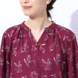 シューラルー(SHOO・LA・RUE)の【高レビュー/洗える】シンプルコーデに彩りを プリント前あきブラウス20