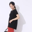 シューラルー(SHOO・LA・RUE)の【洗える/体型カバー】上品カジュアル 切替カノコトップス2