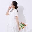 シューラルー(SHOO・LA・RUE)の【洗える】女性らしさを引き立てる フロント刺繍Tシャツ6