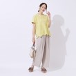 シューラルー(SHOO・LA・RUE)の【洗える】女性らしさを引き立てる フロント刺繍Tシャツ11