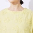 シューラルー(SHOO・LA・RUE)の【洗える】女性らしさを引き立てる フロント刺繍Tシャツ16
