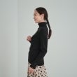 シューラルー(SHOO・LA・RUE)の【高レビュー/洗える/S-3L】ちくちくしにくい なめらか リブタートルニット2
