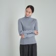 シューラルー(SHOO・LA・RUE)の【高レビュー/洗える/S-3L】ちくちくしにくい なめらか リブタートルニット37