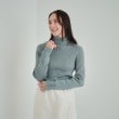 シューラルー(SHOO・LA・RUE)の【高レビュー/洗える/S-3L】ちくちくしにくい なめらか リブタートルニット27