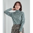 シューラルー(SHOO・LA・RUE)の【高レビュー/洗える/S-3L】ちくちくしにくい なめらか リブタートルニット28