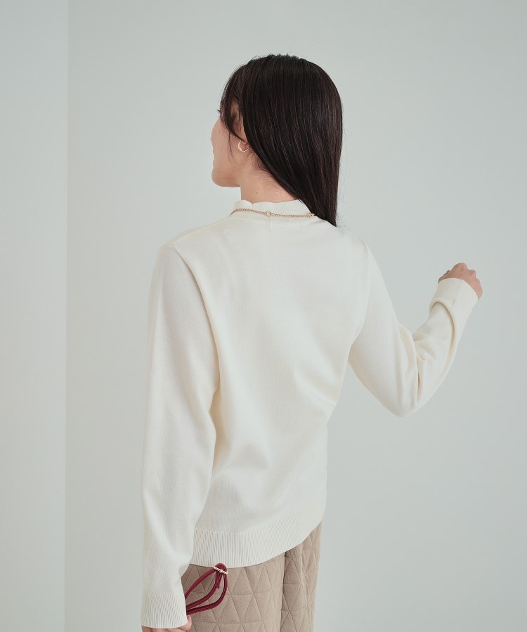 高レビュー/洗える】ちくちくしにくい なめらかハイネックニット 高レビュー/洗える】ちくちくしにくい なめらかハイネックニット