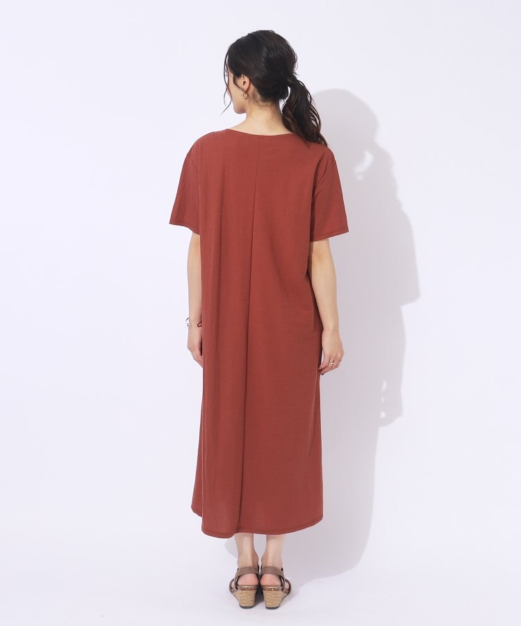 シューラルー(SHOO・LA・RUE)の【洗える】ゆるり さらり カノコ切替ワンピース15