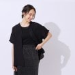 シューラルー(SHOO・LA・RUE)の程よいルーズ感が大人見え シアースラブ前開きシャツ1