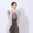 シューラルー(SHOO・LA・RUE)の程よいルーズ感が大人見え シアースラブ前開きシャツ13