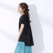シューラルー(SHOO・LA・RUE)の後ろ姿も抜かりなく バックシャーリング切り替えトップス2