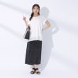 シューラルー(SHOO・LA・RUE)の異素材切替ペプラムTシャツ3