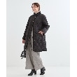 シューラルー(SHOO・LA・RUE)の【撥水/フード取り外し可】冬に嬉しいこだわり満載 ひょうたん柄キルトコート40