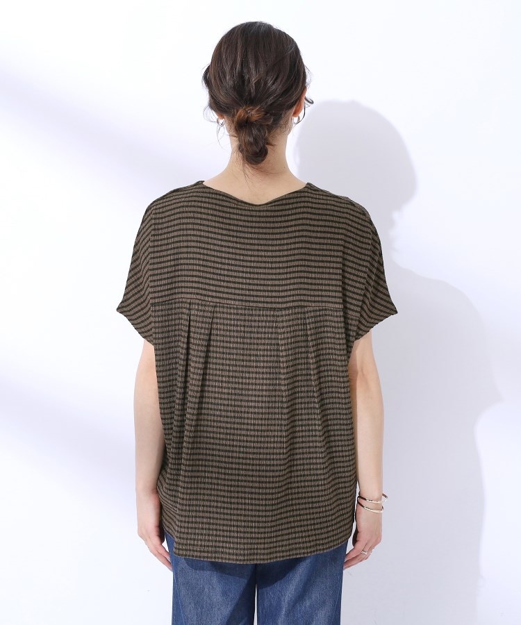 シューラルー(SHOO・LA・RUE)の【洗える】甘すぎないギンガムチェック トップス17