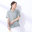 シューラルー(SHOO・LA・RUE)の【洗える】甘すぎないギンガムチェック トップス6