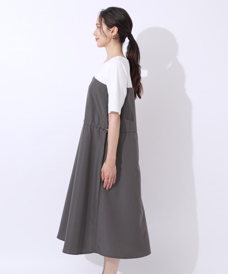 シューラルー(SHOO・LA・RUE)の【洗える】一枚でコーデが決まる ビスチェドッキングワンピース17