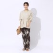 シューラルー(SHOO・LA・RUE)の【洗える】ウエスト調節可能 ドロスト5分袖トップス7