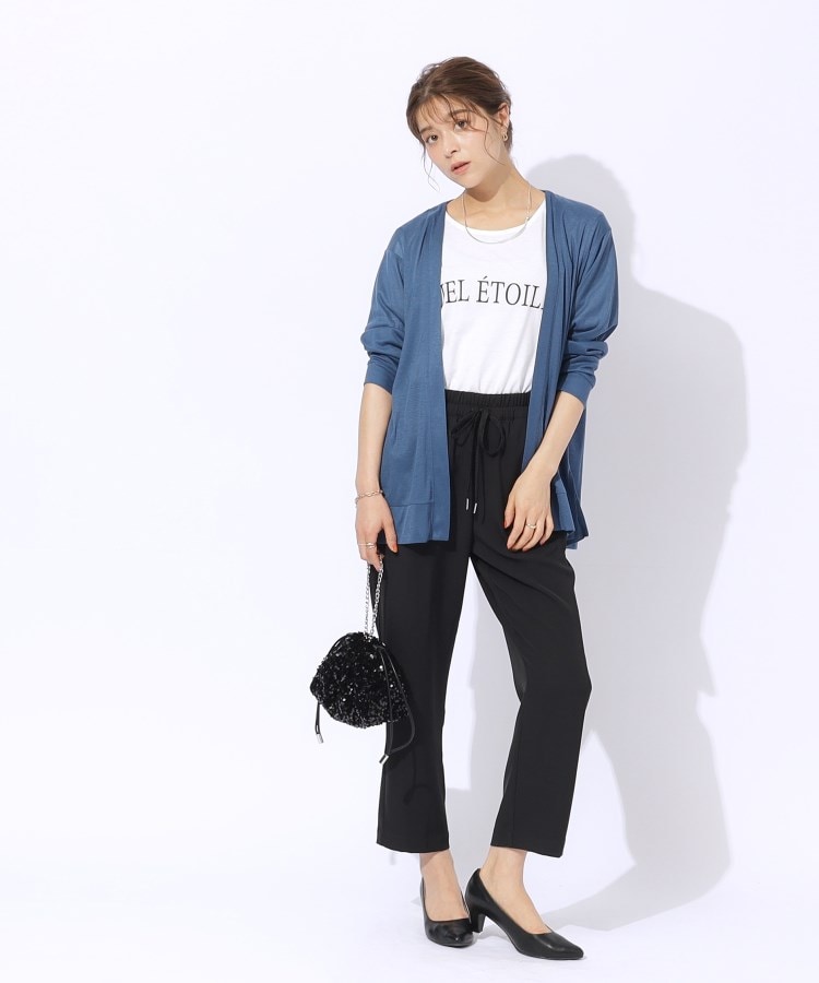 シューラルー(SHOO・LA・RUE)の【2点セット】半袖ロゴTシャツ+カーディガン15