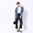 シューラルー(SHOO・LA・RUE)の【2点セット】半袖ロゴTシャツ+カーディガン15