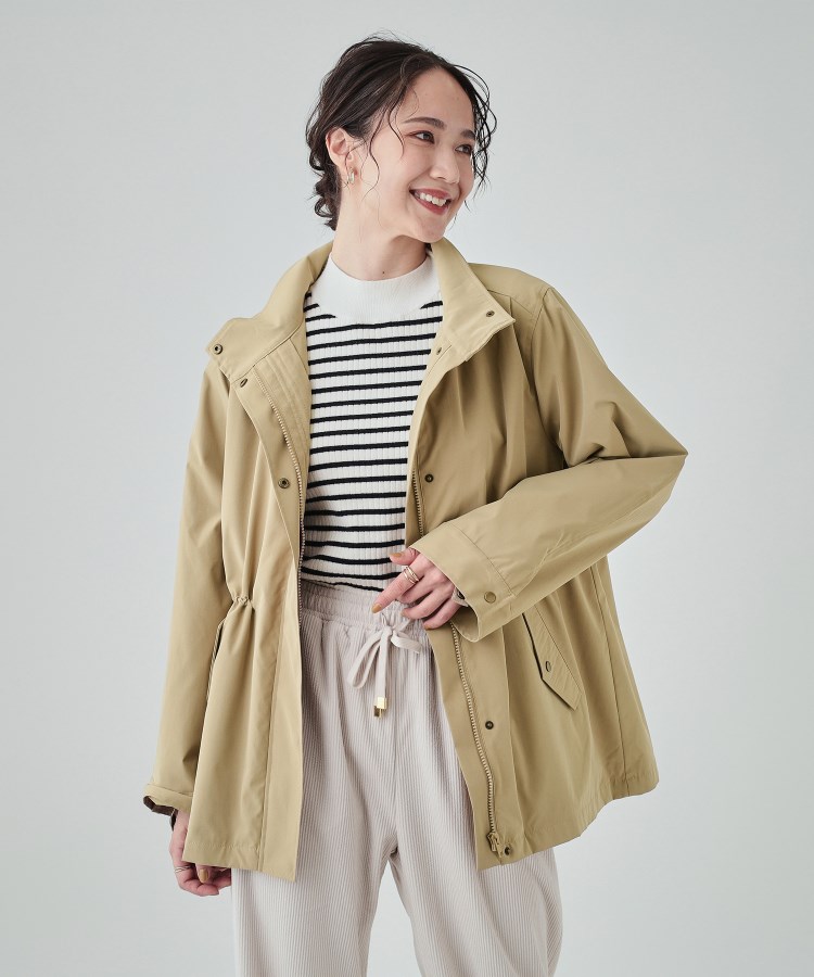 シューラルー(SHOO・LA・RUE)の【洗える/S-LL/撥水/3way】着こなし自在でロングシーズン使える スタンドカラーブルゾン25