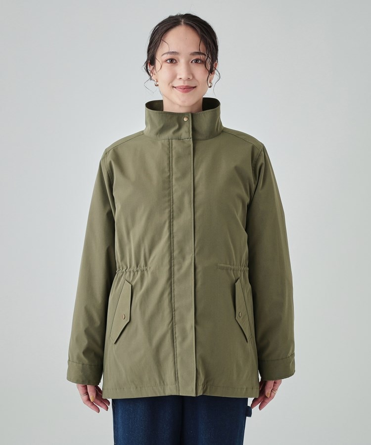 シューラルー(SHOO・LA・RUE)の【洗える/S-LL/撥水/3way】着こなし自在でロングシーズン使える スタンドカラーブルゾン33
