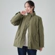 シューラルー(SHOO・LA・RUE)の【洗える/S-LL/撥水/3way】着こなし自在でロングシーズン使える スタンドカラーブルゾン カーキ(027)