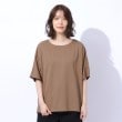 シューラルー(SHOO・LA・RUE)の【洗える】バックフリルで差をつける ドルマンTシャツ14