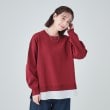 シューラルー(SHOO・LA・RUE)の一枚で簡単こなれ見え スポンディッシュ 裾レイヤード風ニット1