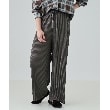シューラルー(SHOO・LA・RUE)の【高レビュー/洗える】ゆるリラックス プリーツイージーパンツ チャコールグレー(013)