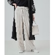 シューラルー(SHOO・LA・RUE)の【高レビュー/洗える】ゆるリラックス プリーツイージーパンツ ライトベージュ(051)
