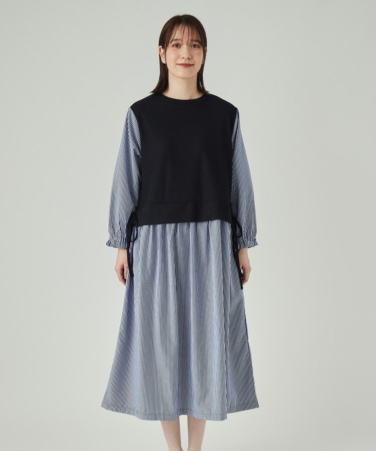 シューラルー(SHOO・LA・RUE)の【洗える】1枚で決まる 素材使いシャツワンピース9