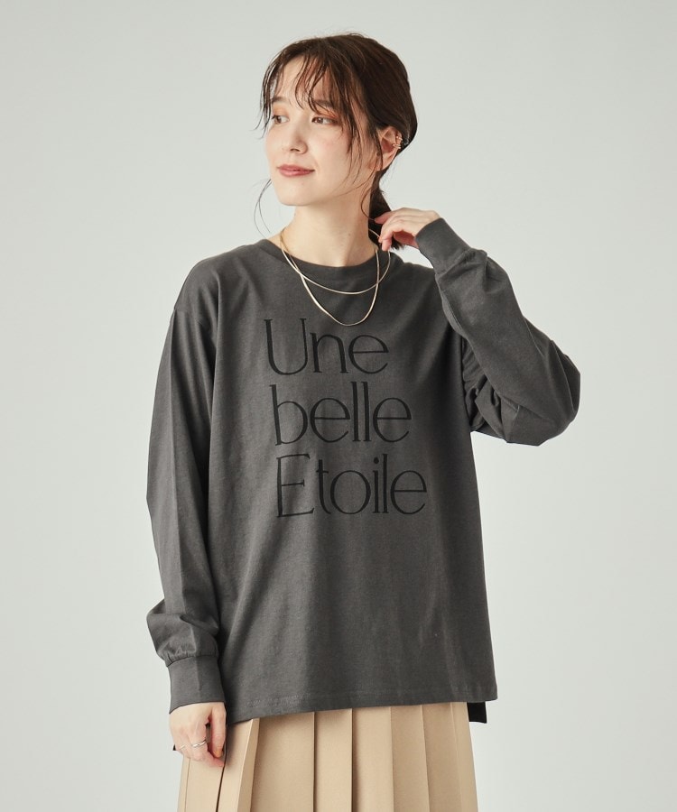 洗える】プリントロングスリーブTシャツ(カットソー) | SHOO 洗える】プリントロングスリーブTシャツ(カットソー) | SHOO