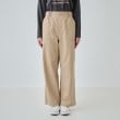 シューラルー(SHOO・LA・RUE)の【洗える】程よいワイドシルエットですっきりと コットンベイカーパンツ14