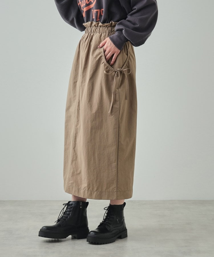 シューラルー(SHOO・LA・RUE)の【洗える】ドロストリボン ナイロンスカート10