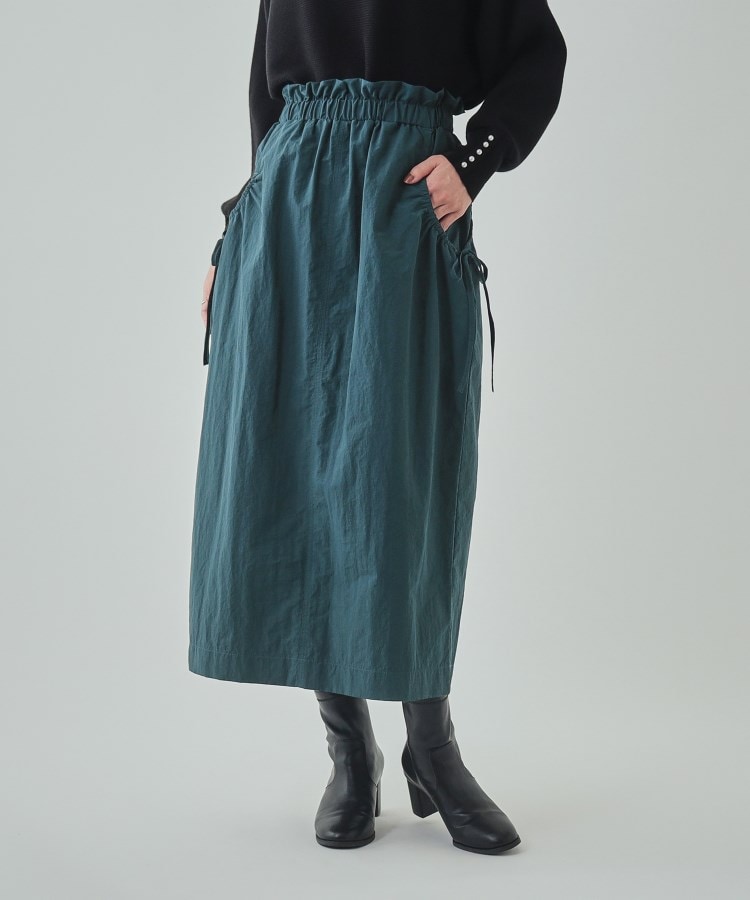 シューラルー(SHOO・LA・RUE)の【洗える】ドロストリボン ナイロンスカート5
