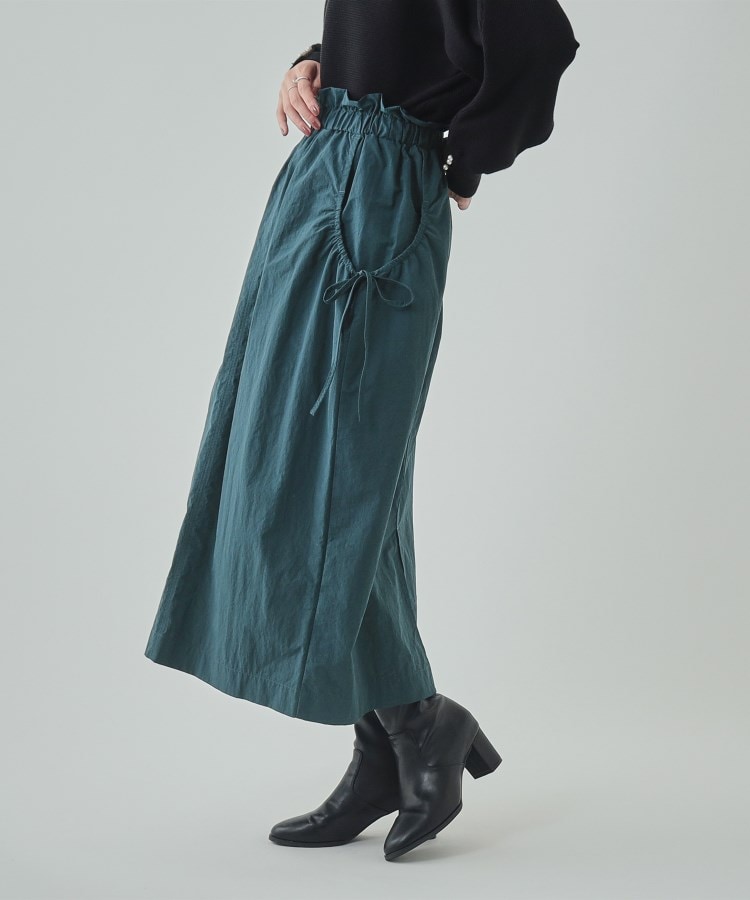 シューラルー(SHOO・LA・RUE)の【洗える】ドロストリボン ナイロンスカート6