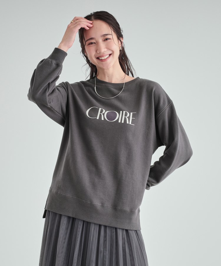 シューラルー(SHOO・LA・RUE)の【S-LL/洗える】レイヤードも楽しめる プリントスウェット13